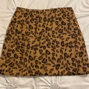 TopShop Vintage Leopard Skirt